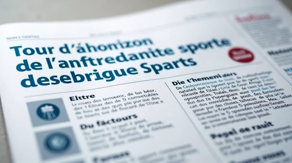Tour d'horizon de l'actualité sportive : temps forts et tendances du moment